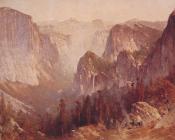 托马斯 希尔 : Encampment Surrounded By Mountains